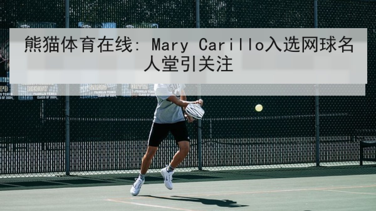 熊猫体育在线: Mary Carillo入选网球名人堂引关注